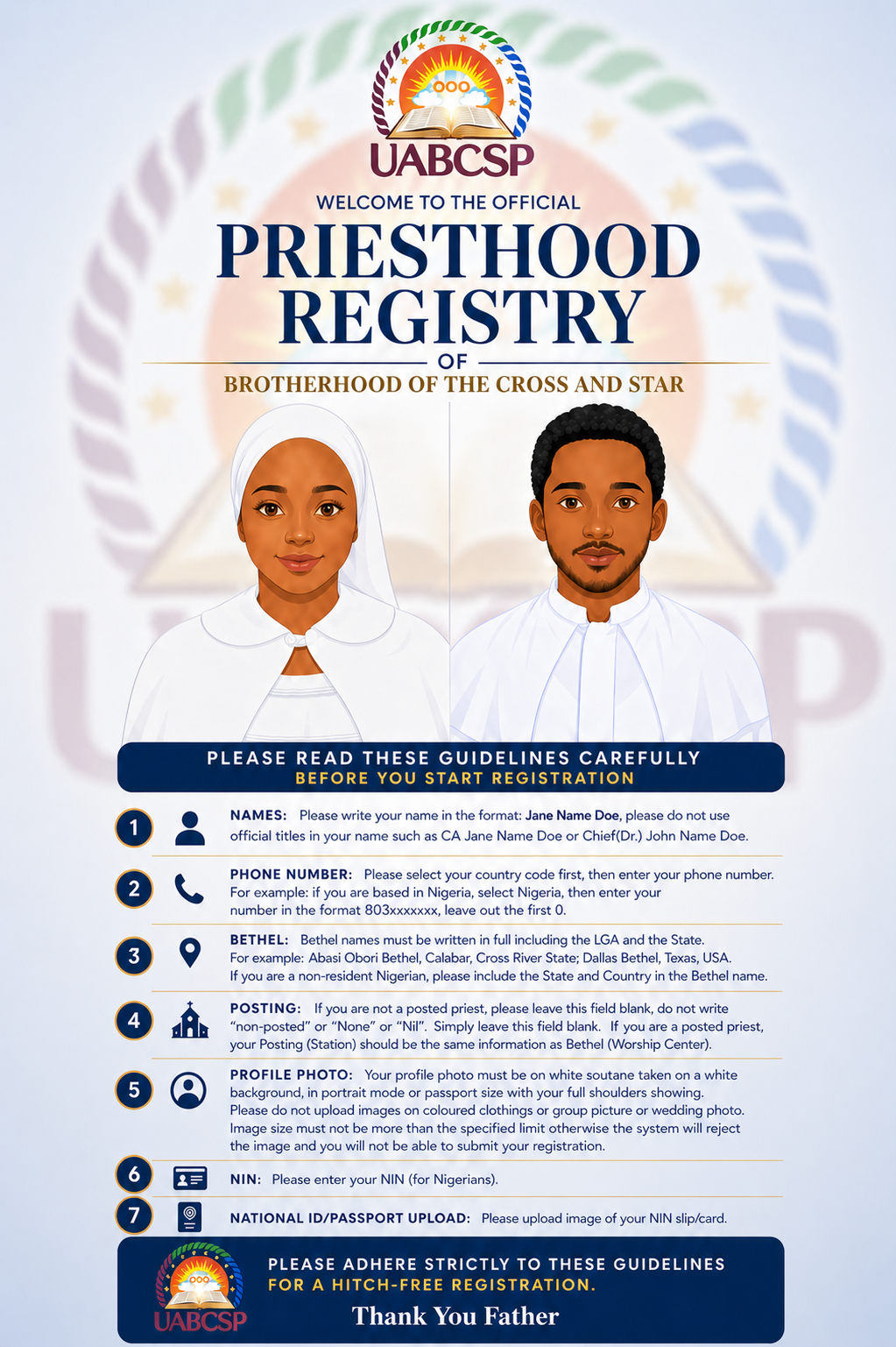 Registration Guidelines